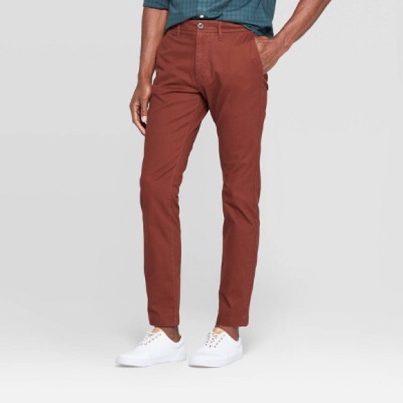 Goodfellow & Co Other - NWT Slim Fit Hennepin Chino Pant 33 x 30 Red Brown